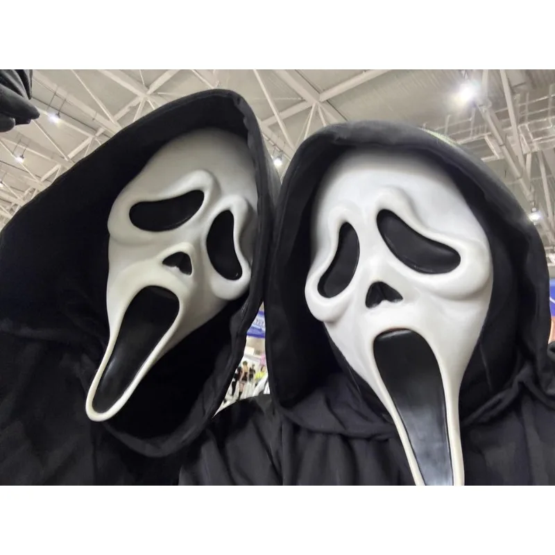 

Halloween Cosplay Horror Scream Grimace Mask Funny and Scary Latex Headgear Party Dance Prop Cosplay Accessories