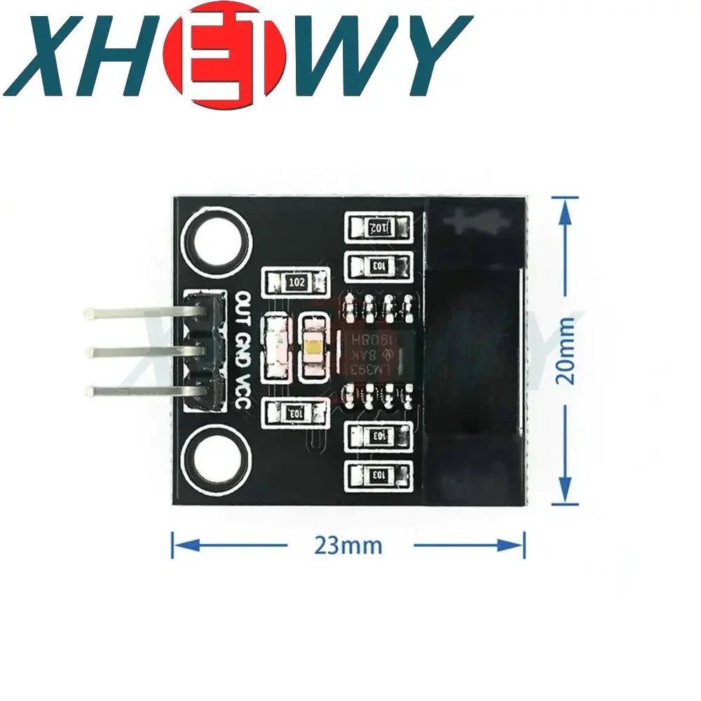 Wide body counter type counting sensor module, motor speed sensor module, counter photoelectric sensor module