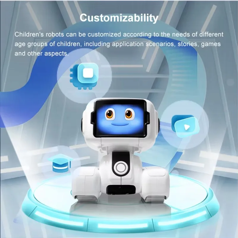 Interaktive Kinder Haustier Roboter Emo Fernbedienung Telepresenz Roboter Mit Video Anruf Funktion Pädagogisches Kunststoff Modell Spielzeug Kinder