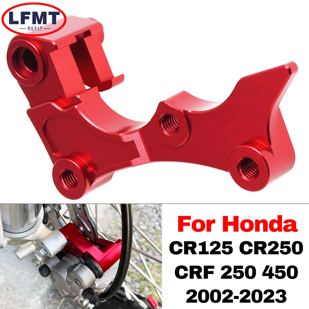 Motorcycle 320/270mm Front Floating Brake Disc Caliper Adaptor Bracket For Honda CR 125 250 R/E CRF 250 450 R/X/RX Accessories
