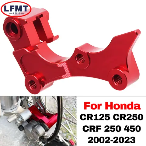 오토바이 320/270mm 혼다 CR 125 250 R/E CRF 250 450 R/X/RX 액세서리 용 전면 플로팅 브레이크 디스크 캘리퍼스 어댑터 브래킷
