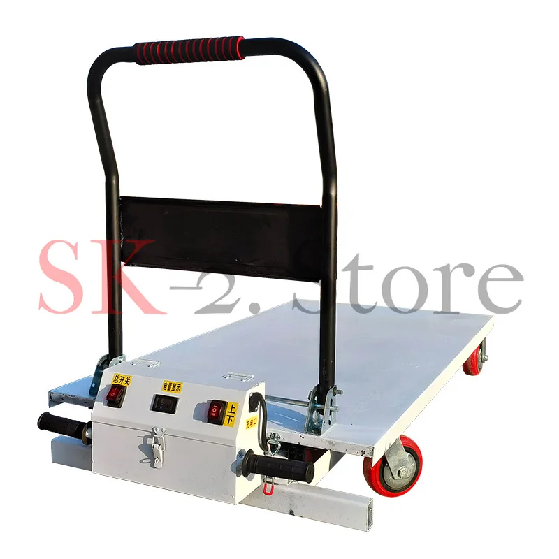 Mobile Flatbed Truck Self-body Climbing Platform Trolley Electric Hydraulic Lift  Portable on-board Handling Scissor Fork