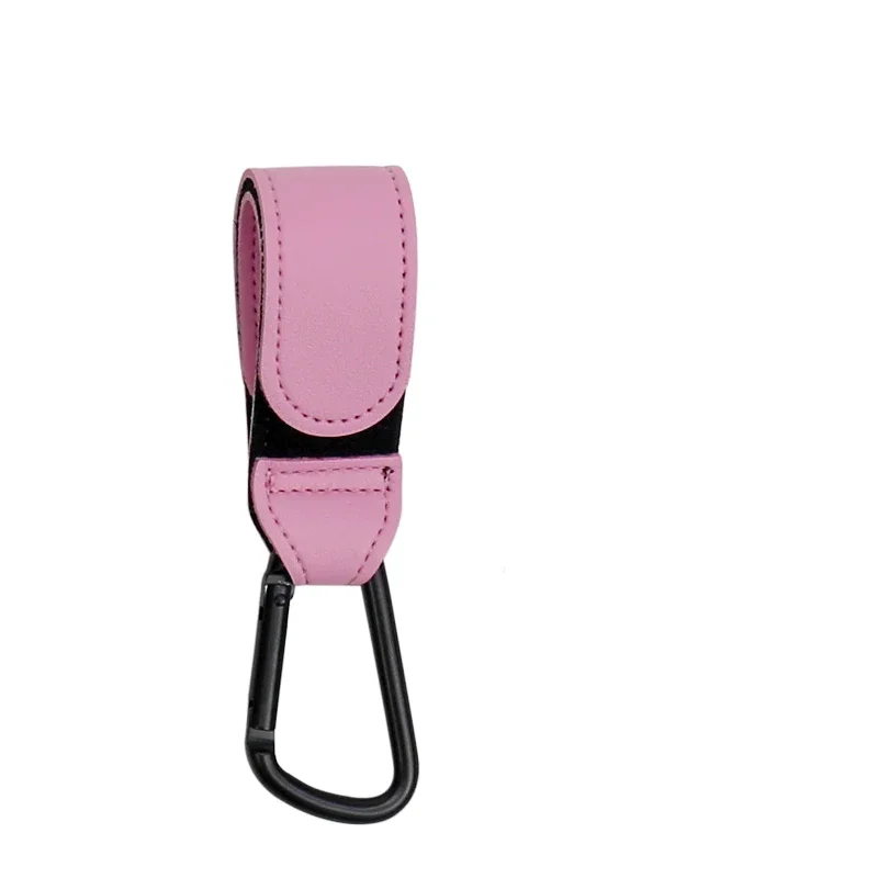 1-4pcs PU Leather Baby Bag Stroller Hook Pram Rotate 360 Degree Rotatable Cart Organizer Pram Hook Crochet Stroller Accessories