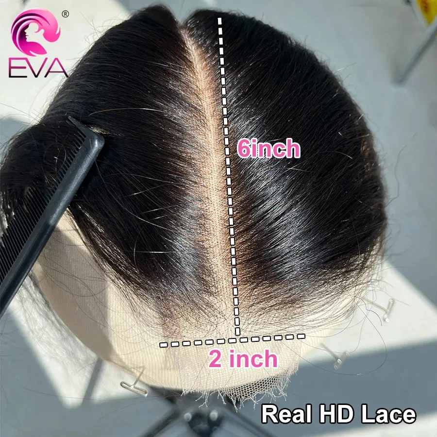 2x6 Deep Part HD Lace Closure Straight Body Wave 0.10mm Ultra-Thin 2x6 Swiss HD Lace Closure Raw Human Hair Closures For Women