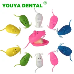 50pcs Kids Tooth Storage Box Cute Mouse Shape Plastic Save Milk Teeth Box Children'S Souvenir Collection Keepsake Container Case