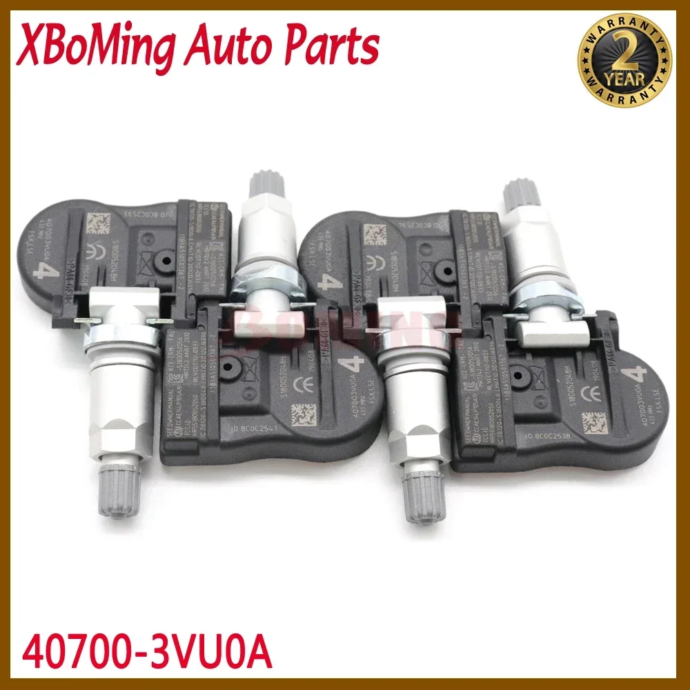 40700-3VU0A TPMS Tire Pressure Monitoring Sensor For Nissan Almera Atleon Cabstar Evalia Note NP300 Teana 2004-2024 433mhz