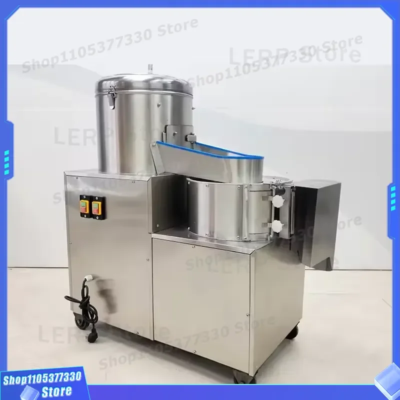 Mini Automatic Potato Peeler Slicer Washing Machine French Fries Cutter Vegetable Cleaning Device Kitchen Tool for Home Use