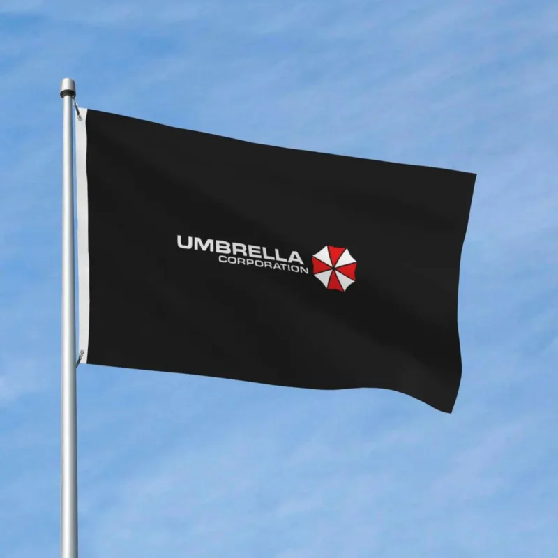 Umbrella Corporation Flag Indoor Outdoor Banner 2 Grommets Decoration Double Sided 2x3 3x5 4x6 FT Flags