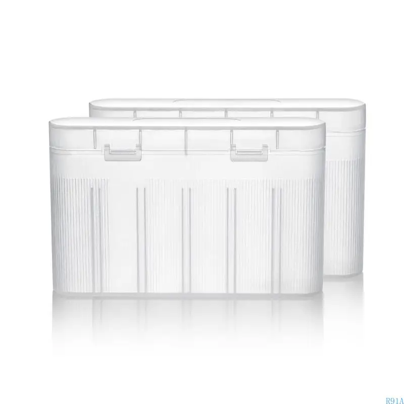 R91A AA AAA 18650 배터리 홀더 케이스 프로텍터 주최자 휴대용 저장 솔루션