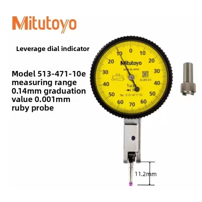 Mitutoyo Japan Leverage Table Dial Indicator 513-405-10E 513-401-10E 513-404-10C 0.01mm Dial Gauge Tools