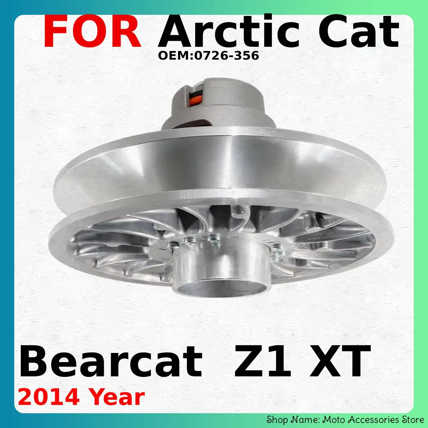 Secondary Driven Clutch OEM 0726‑356 For Arctic Cat Bearcat Z1 XT 2014 Snowmobile Driven Clutch Replacement Assembly