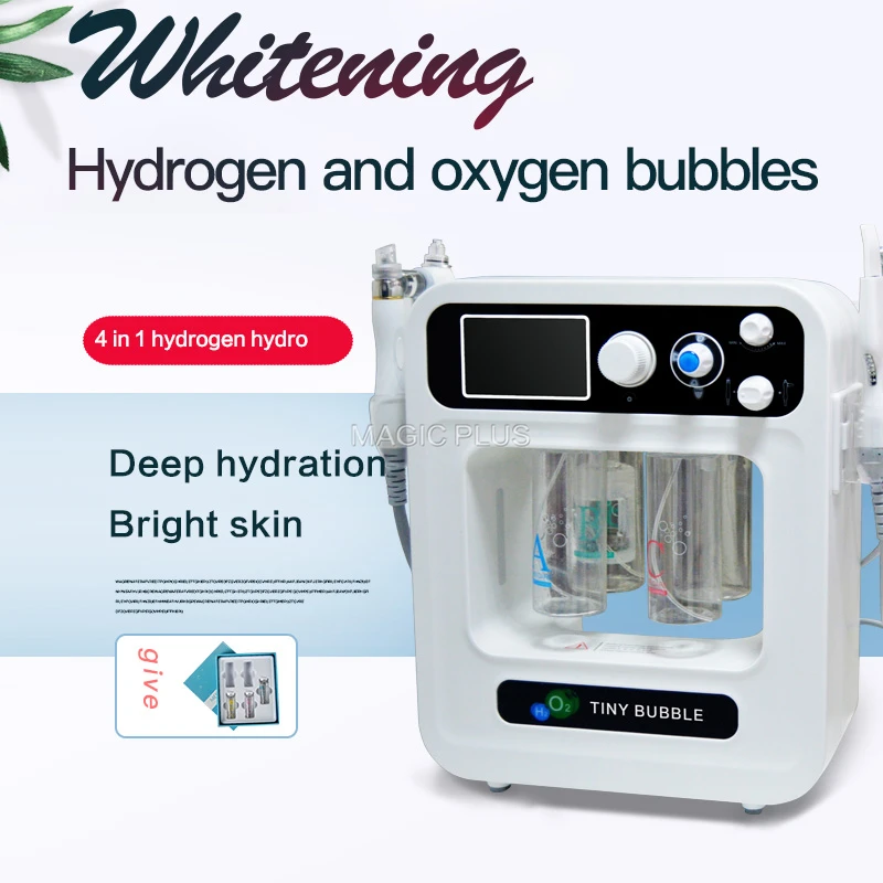 

4 In 1 H2-O2 Water Oxygen Jet Peel Hydra Beauty Skin Cleansing Hydra Dermabrasion Facial Machine Water Aqua Peeling