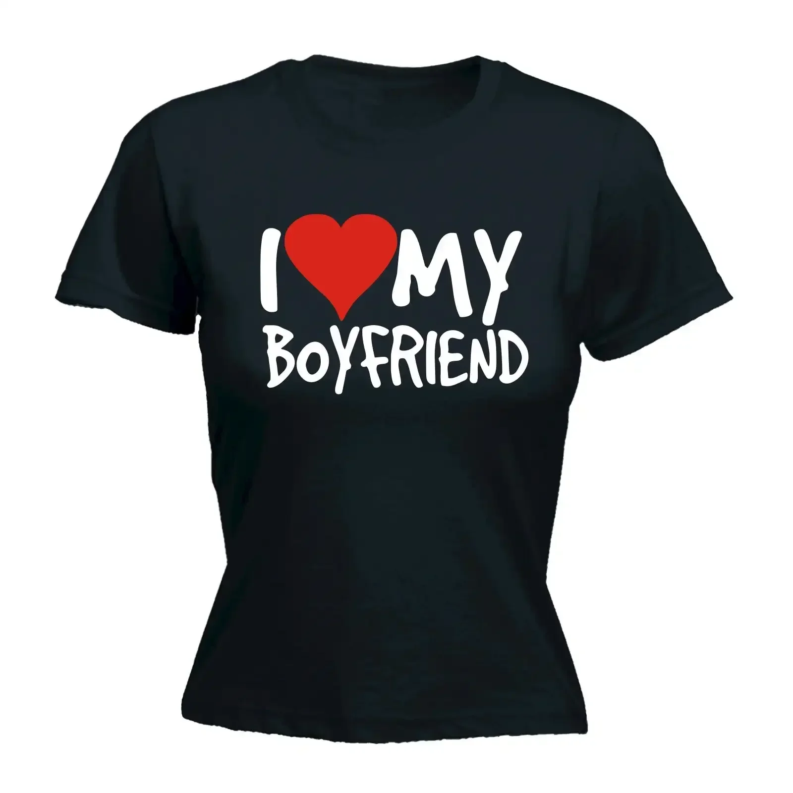 I Love My Husband Boyfriend WOMENS T-SHIRT Tee Birthday Girlfriend Wife Partner Funny Kawaii Clothes Oversized T Shirt Tops Tee