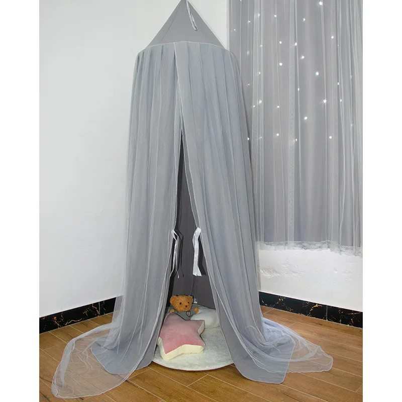 Baby Mosquito Net Dome Skin Friendly Breathable Anti-mosquito Net Blackout Bed Curtain Cartoon Children's Bedroom Decorations