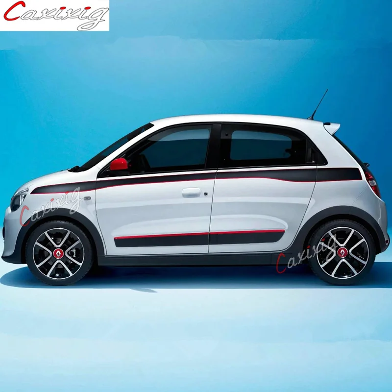 Car Body Waist Lines Sport Stripes Sticker For Renault Twingo GT Color Run 2015-2017 Auto Door Decor Decal Exterior Accessories