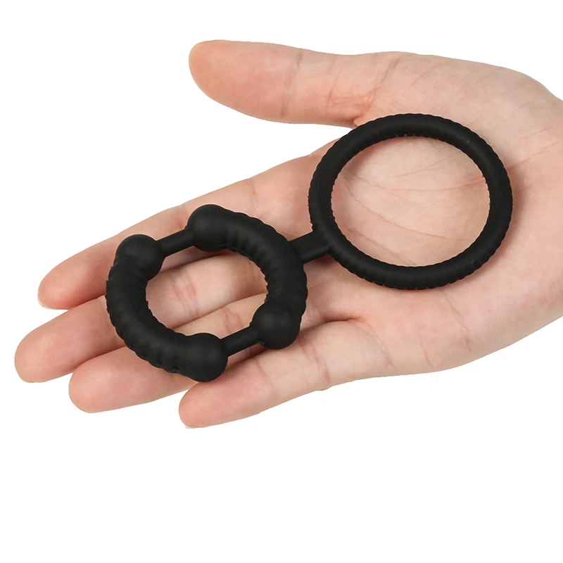 Silicone Penis Ring Ejaculation Delay Cock Rings Dick Erection Cockring Male Chastity Adult Sex Toys For Men Lock Sperm Trainer