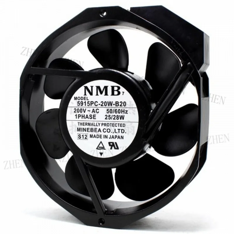 Y PARA NMB 5915PC-20W-B20 17238 AC200V 25/28W 17,2 CM ventilador de refrigeración de alta temperatura
