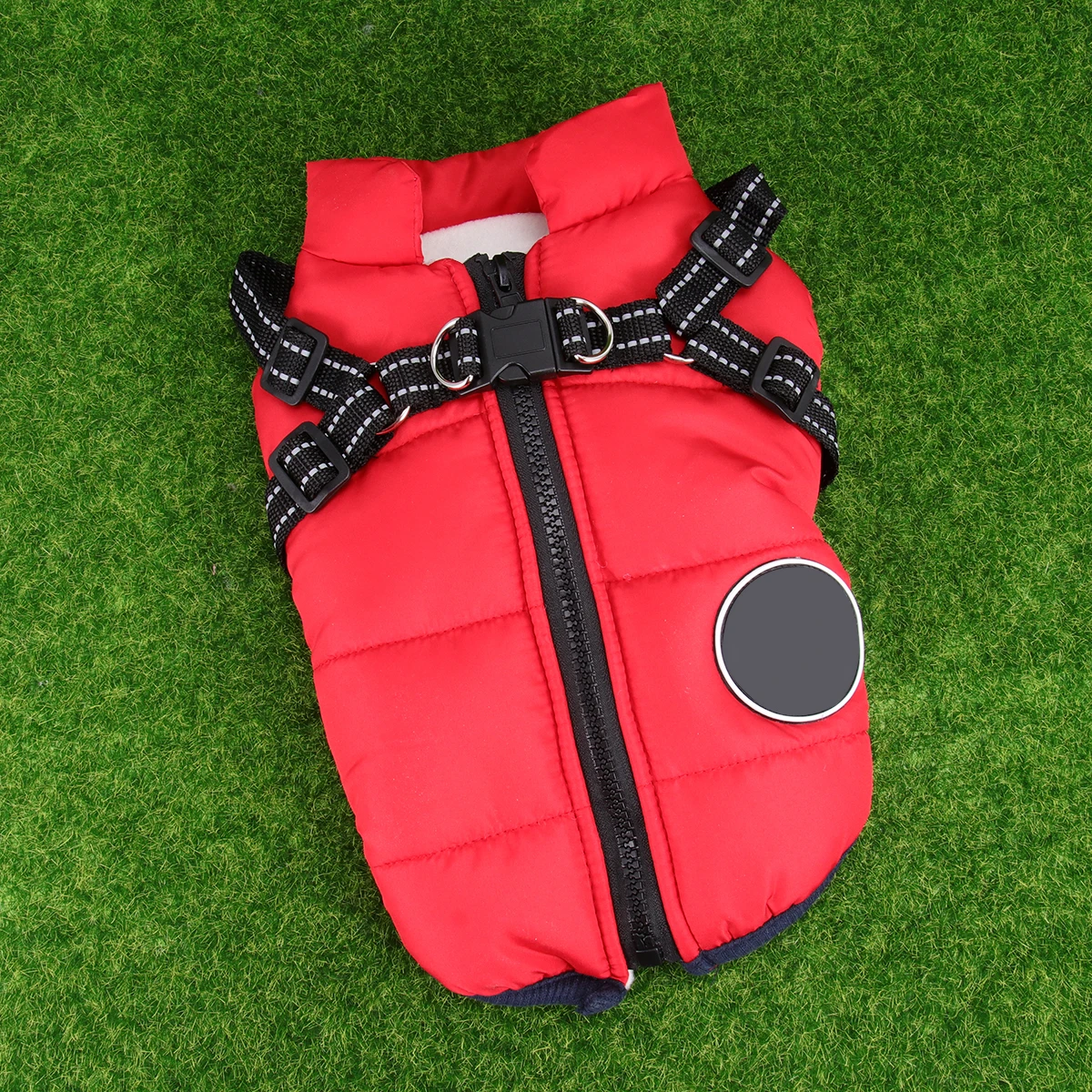 

Pet Cotton Vest Winter Coats for Dogs Sweater Hooded Warm Clothes Cold Weather Puppy