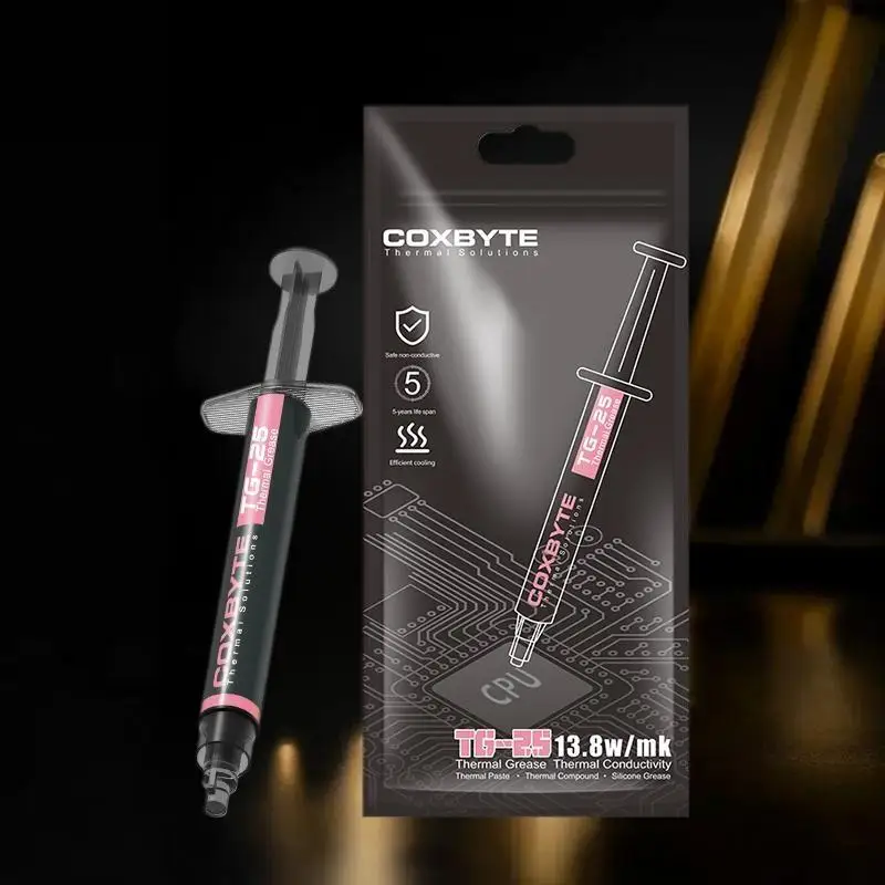 1 مجموعة الأداء الحراري موصل الشحوم لصق 13.8 واط/MK 2 جرام لعبة الكمبيوتر وحدة المعالجة المركزية GPU التبريد TG-25 الشحوم الحرارية #3