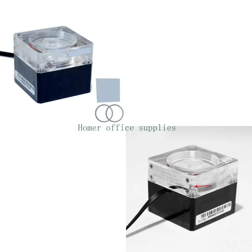 

K43B RGB PU-FS6-J Компьютерный насос с водяным охлаждением и бесшумным потоком 800 л/ч, расход 4 метра