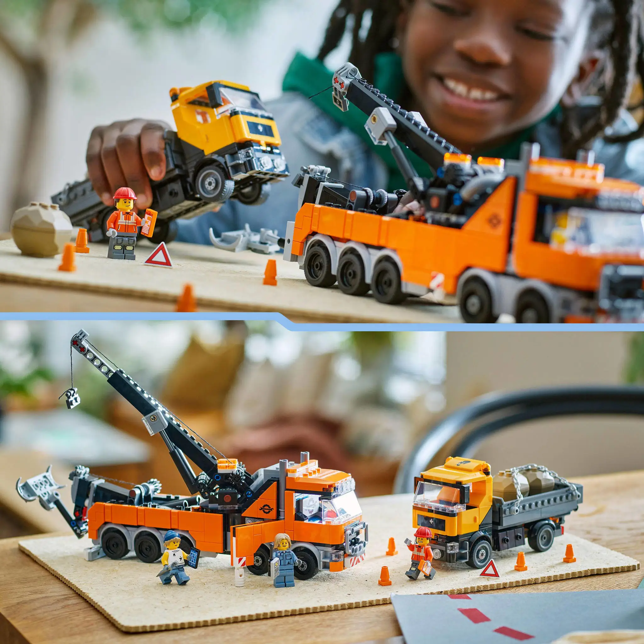 793 novos produtos (em estoque) Trailer City Rescue 60467 adequado para adultos e crianças presentes de aniversário de Natal brinquedos de quebra-cabeça