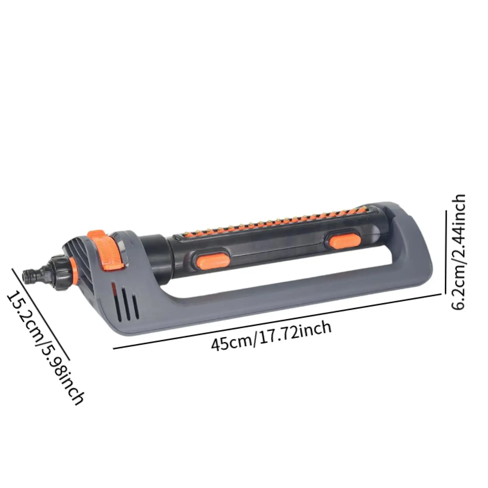 Garden Automatic Sprinkler Oscillating Adjustable Holes Multipurpose Lawn Irrigation Tool for Large Outdoor Areas Beds