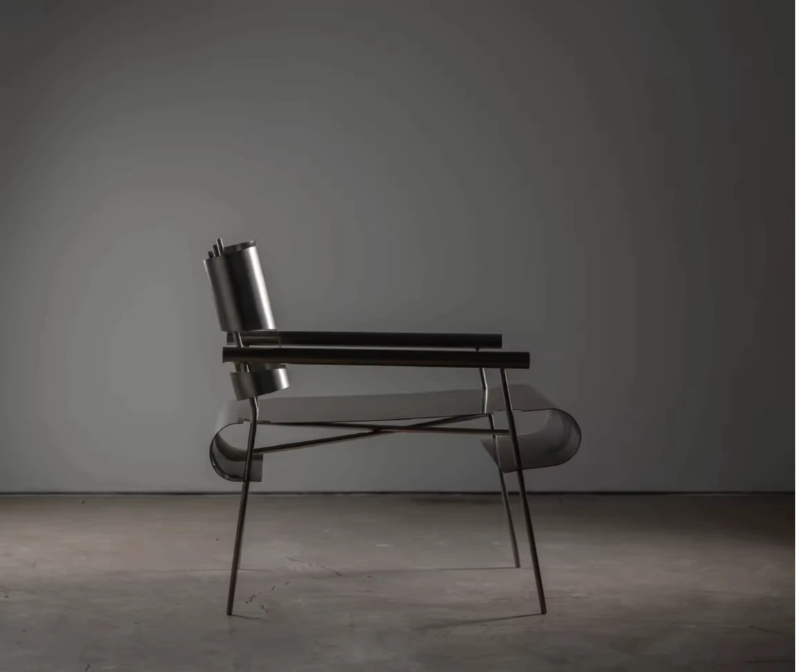 Single sofa exhibition hall model room art gallery negotiation chair designer living room balcony chair