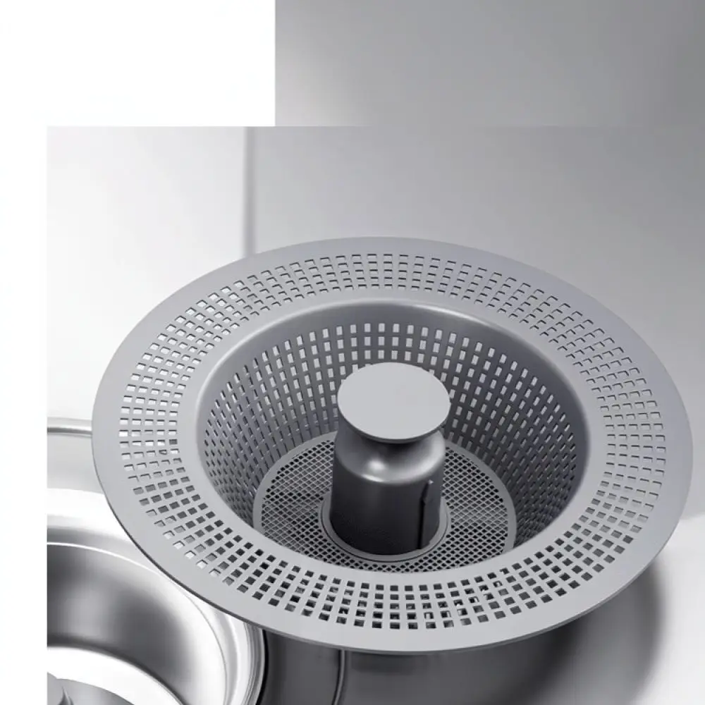 Kitchen Sink Bounce Core Strainer Plug Stainless Steel Drain Filter Basin Sewer Anti Clog Deodorant Sealing Equipment