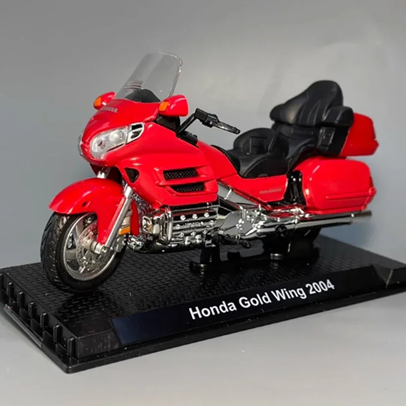 Diecast 1:24 Scale Golden wing 2004 motorcycle Alloy simulation model Static decoration Souvenir gifts for adult boy