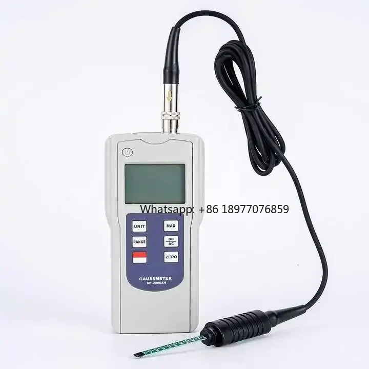 MT-200DAH DC AC Magnetic Field Digital Gauss Meter Gauge Magnetic Induction Intensity Tester Handheld High Precision
