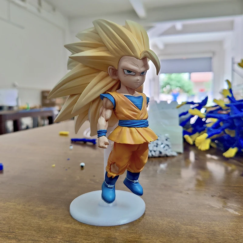 

New Dragon Ball Action Figure Peripheral Gifts Super Saiyan Great Devil Super 3 Wukong Gk Handmade Model Ornaments Boy Gifts