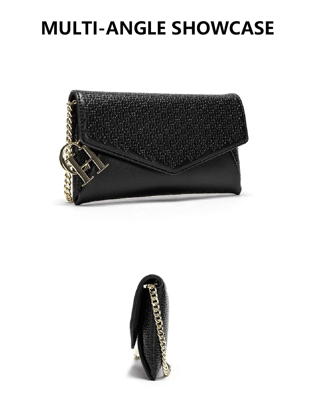CH Neue Luxusmarke Designer Dating Party 2025 Retro Exklusive Damenhandtasche Frauen Schultertasche Klassisches Design – Detail 3