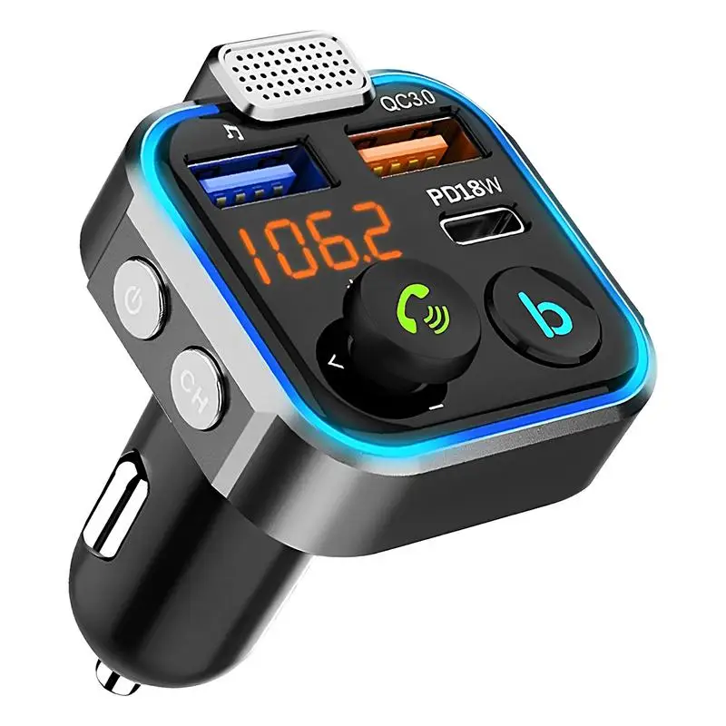 

For P5 Car Bluetooth Receiver USB Wireless Adapter For Car Double USB Charging Wireless Car Adapter Vehicle Stereo Transmitter