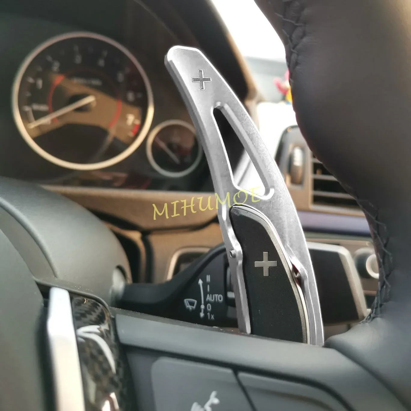 

Для BMW M2 M3 M4 M5 M6 X5M X6M внутренний удлинитель рулевого колеса, стильный алюминиевый, серебристый