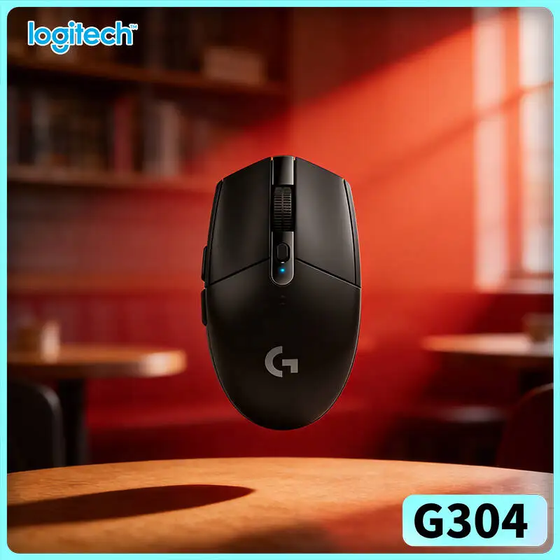 

Logitech G304 LIGHTSPEED Wireless Gaming Mouse 12000 DPI 1ms Latency HERO Sensor 250hr Battery Lightweight Grip Desktop Users
