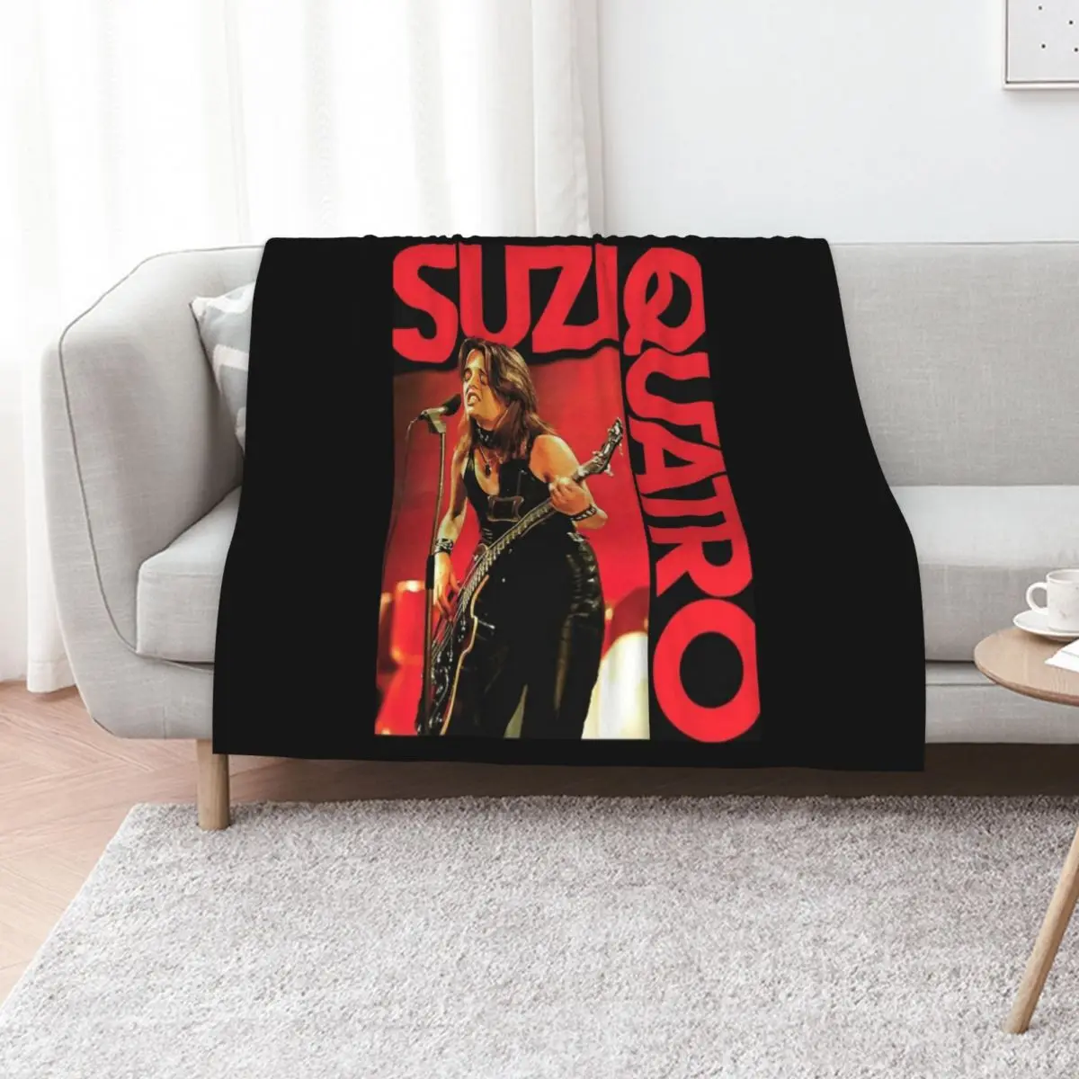 Suzi Quatro Throw Blanket decorative christmas gifts Stuffeds Bed Quilt Decorative Sofas Blankets