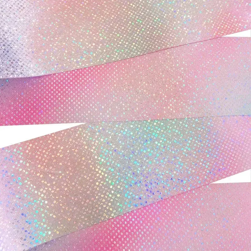 10 قطعة أشرطة الرقص الإيقاعي الجمباز الباليه اللافتات باتون التدوير للأطفال الفني الأطفال عرض المواهب تألق الوردي 2/4/6 متر