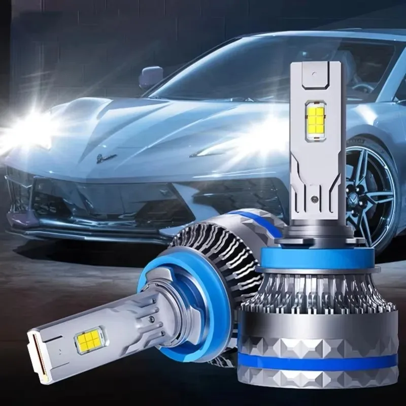 

Uiz 1PCS Car High Brightness HeadLight Waterproof LED 140W 28000LM Headlight Replacement Bulbs H4 H7 H8 H9 H11 9005 HB3 9006 HB4