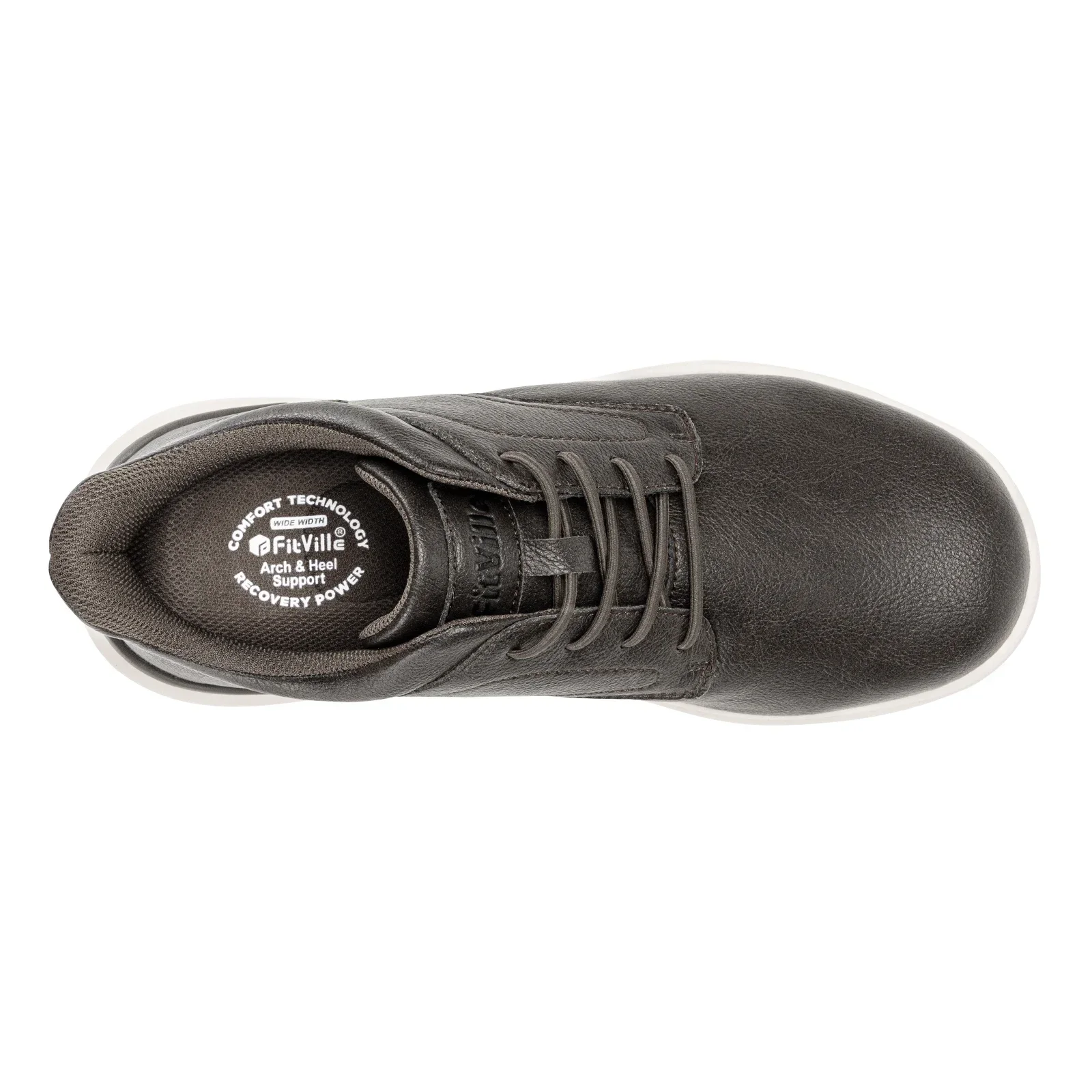 FitVille Herren-Slipper aus Leder, leichte, legere Business-Slipper mit Fußgewölbestütze für geschwollene und breite Füße – Detail 16
