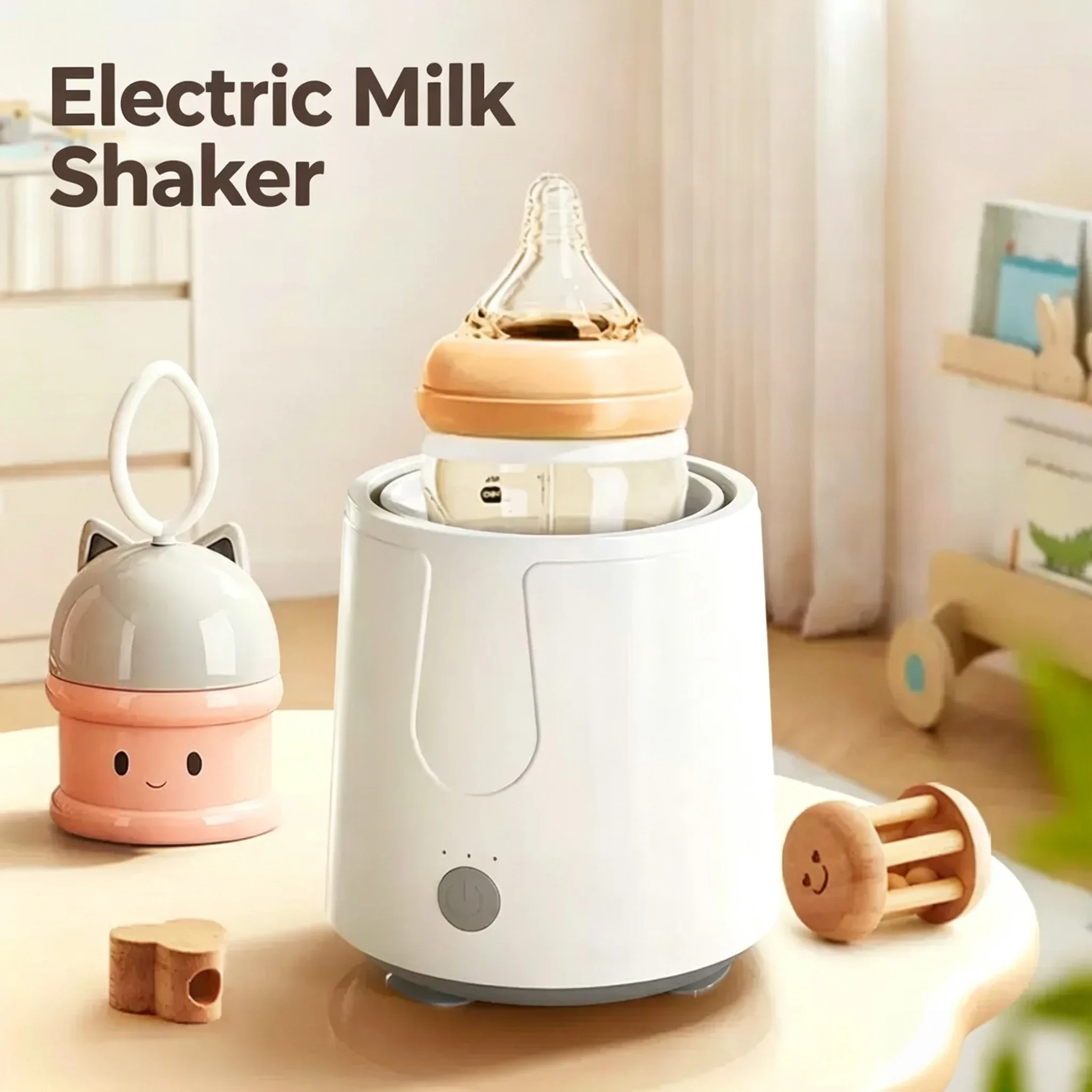 Upgraded Electric Baby Bottle Shaker,Portable Smart Milk Frother, Automatic Formula Mixer,Infant Milk Preparer for Home & Travel