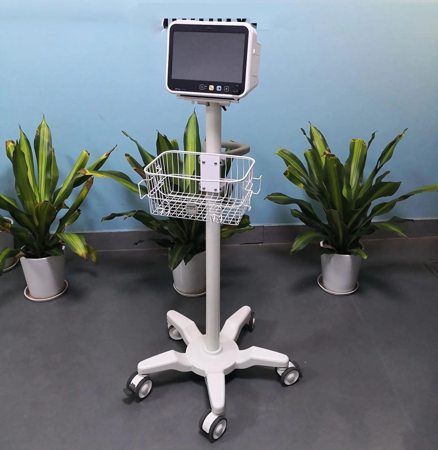 Factory price stainless steel medical instrument Cardiac patient Monitor trolley for hospital