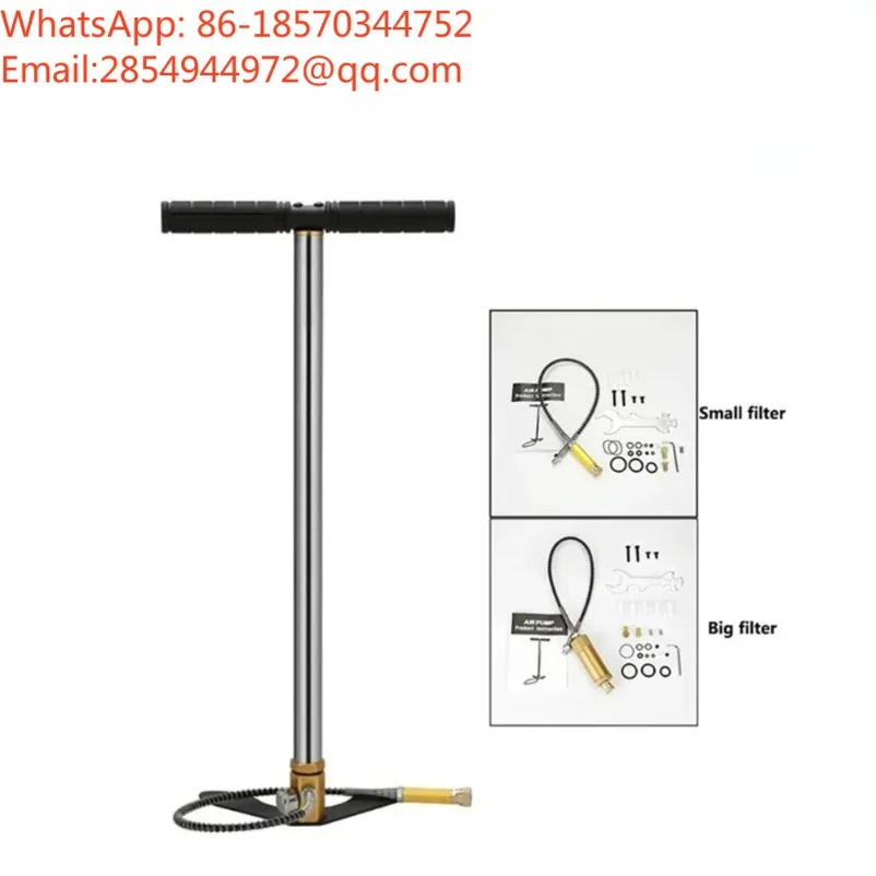 300Bar 4500Psi 3‑Stage High Pressure Hand Pump PCP Air Pump