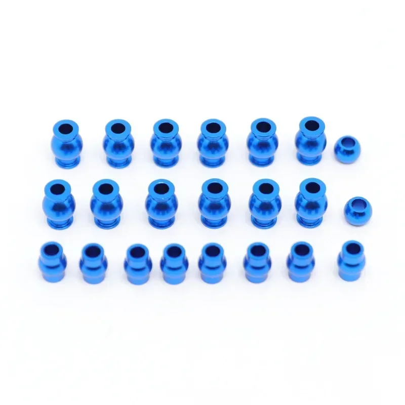 Complete 22pcs Aluminum Alloy Pivot Ball Head Set for Arrma 1/10 4x4 Granite Big Rock Senton Typhon Upgrade Parts