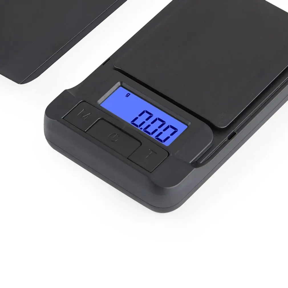 High Precision Digital Scale 200g/0.01g, 500g /0.1g LCD Mini Jewelry Pocket Scale Balance Gram Portable Electronic Jewelry Scale