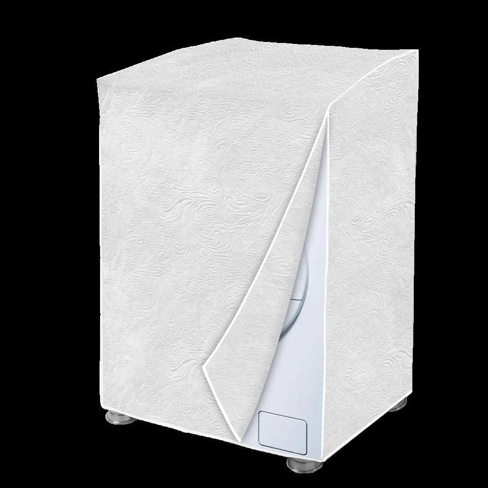 GG White Perolized Flannel Washing Machine Cover