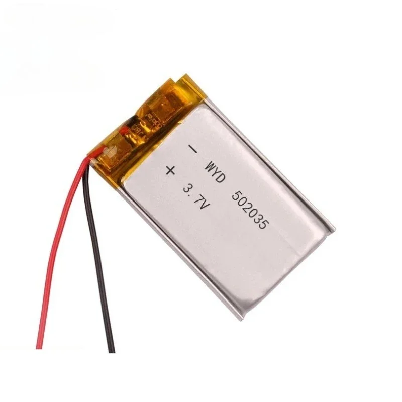 502035 300mAh 3.7V Lithium Battery For GPS MP3 MP4 Light Insect Mouse Repeller Mite Remover Rechargeable Lipo Batteries