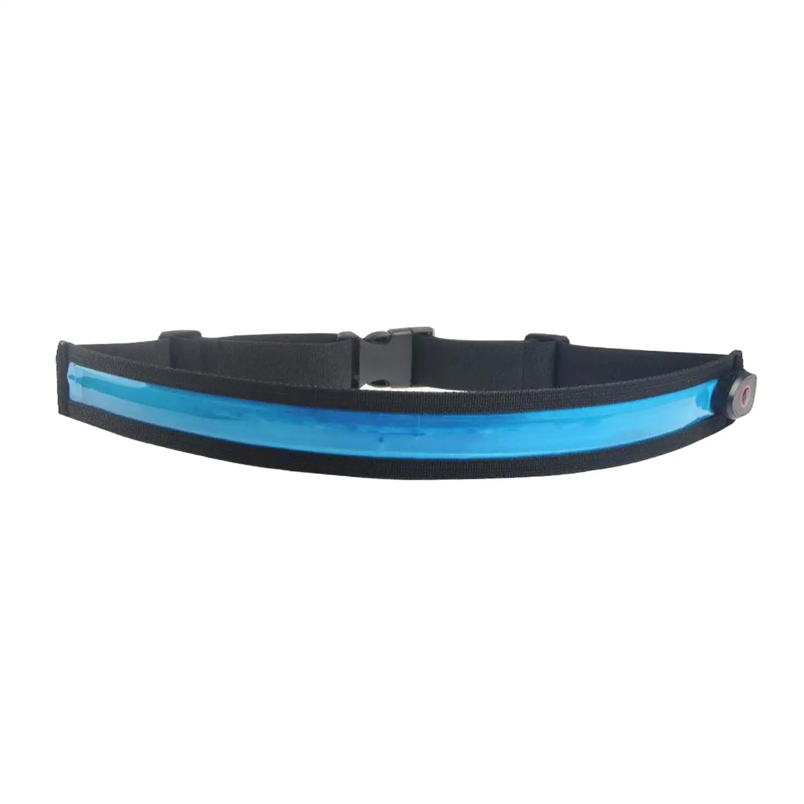 USB Rechargeable Reflective Waist Belt Adjustable Flashing Night Running Safety Gear for Outdoor Activities