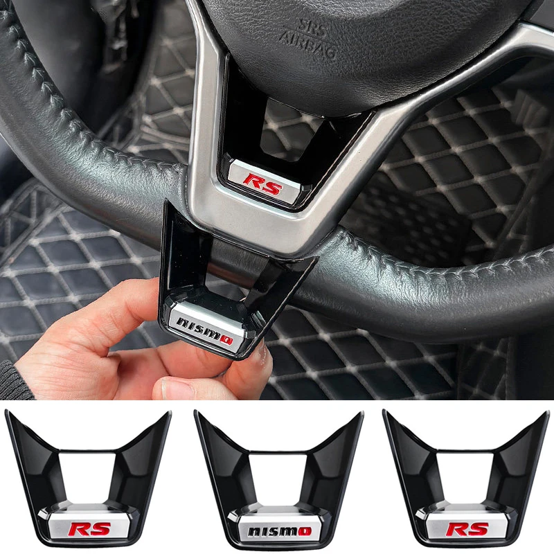 Badge de volant de voiture pour Nissan GTR NISMO Qashqai Patrol X-trail Tiida Navara Sylphy Juke Teana Skyline Alm