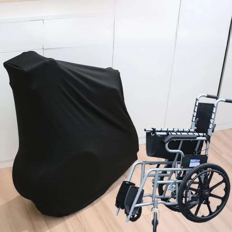 伸縮性のあるゴムバンドダストカバー-折りたたみ式車椅子や手押しカート用-ポータブルサンシェード-オールシーズン対応-ユニバーサル多用途布地