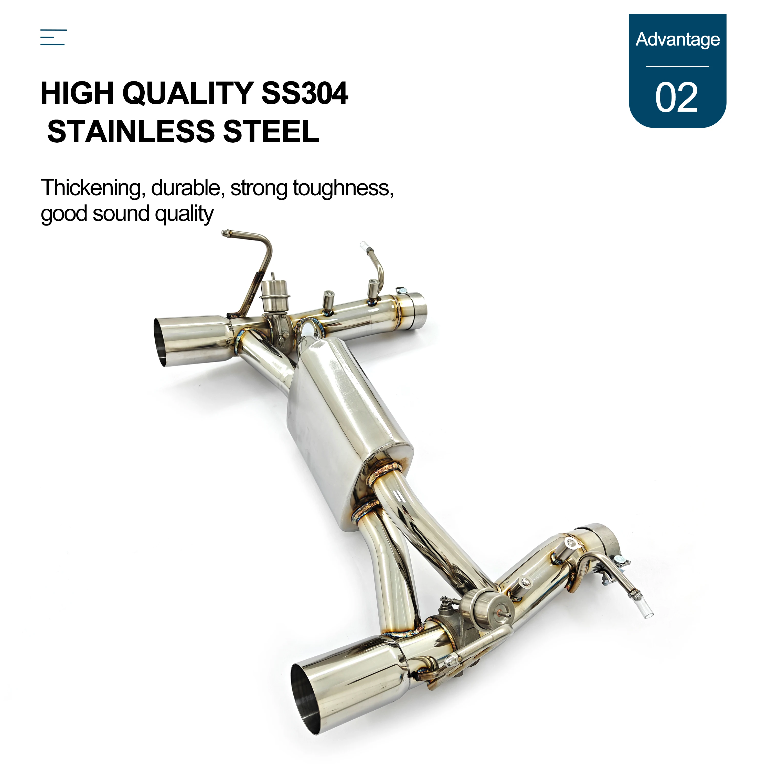 ظهر عادم CBNT F8 مناسب تمامًا لسيارة فيراري F8 Spider Tributo 3.9L V8 نظام عادم كاتم صوت Twin-Turbo Valvetronic